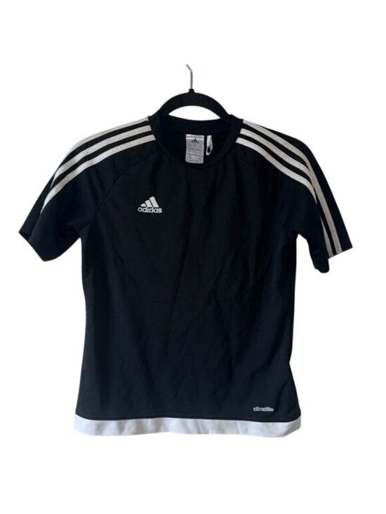 adidas Other - Adidas Sport  Crop Short Sleeve Shirt Black Size 11/12Y